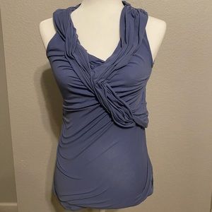 Blue Anthropologie sleeveless top
